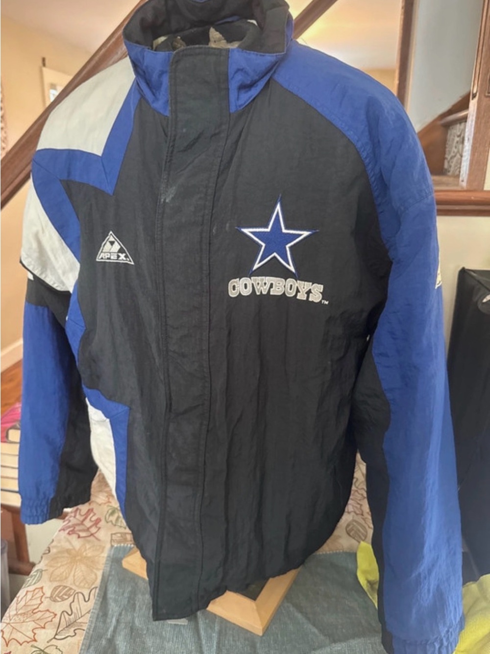 Dallas Cowboys Apex Men’s Black & Royal Blue Team Jacket